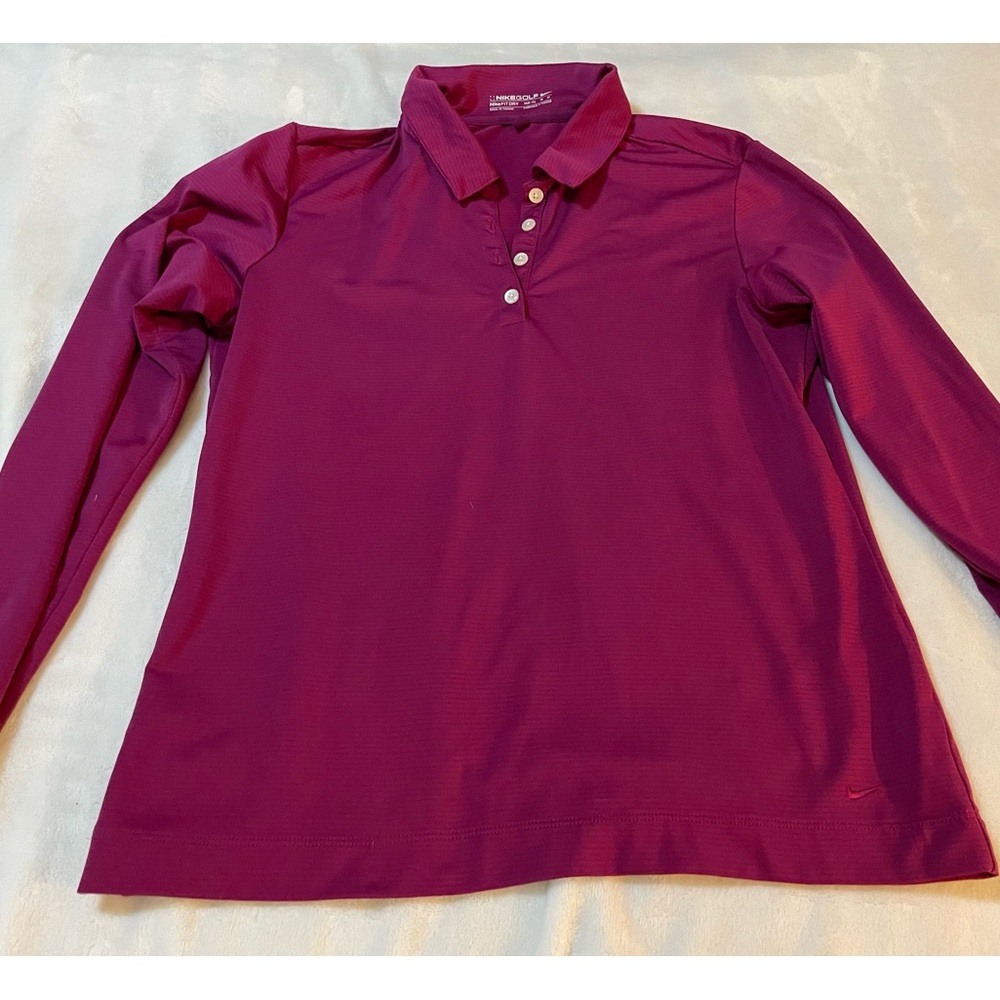 COPY - Nike Fit Dry Long sleeve golf shirt.